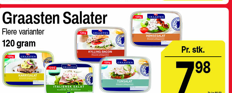 Graasten Salater – flere varianter