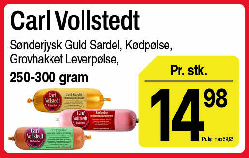 Carl Vollstedt pølser