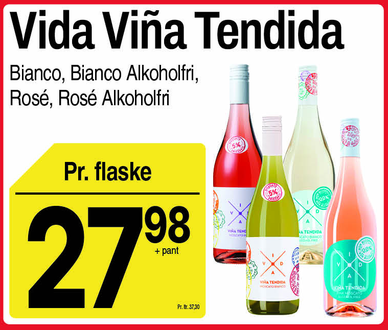 Vida Viña Tendida vin, flere varianter