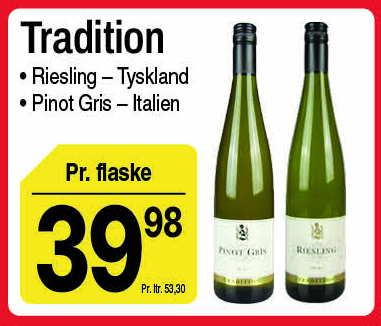 Tradition riesling eller pinot gris