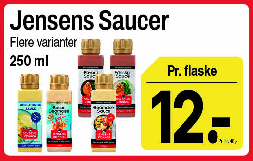 Jensens saucer, flere varianter