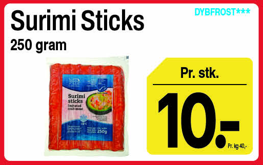 Surimi sticks
