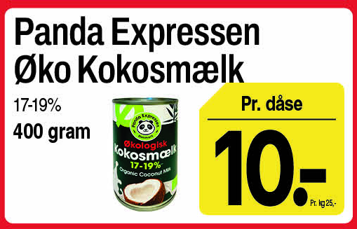 Panda Expressen øko kokosmælk