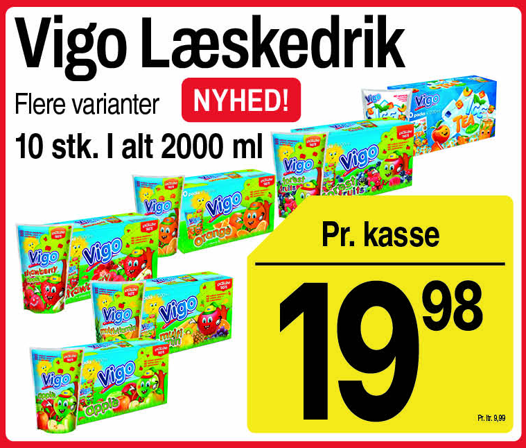 Vigo læskedrikke 10-pak