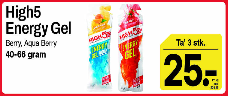 High5 Energy Gel, tag 3