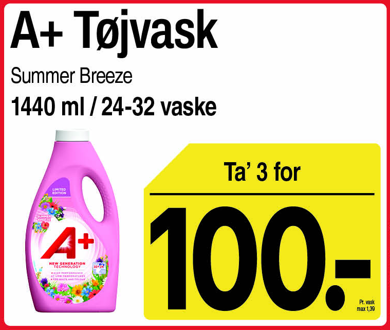 A+ tøjvask Summer Breeze, tag 3
