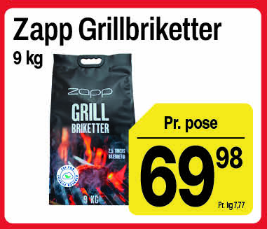 Zapp grillbriketter